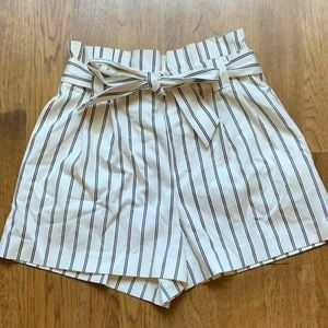 Zara Paper-bag Shorts